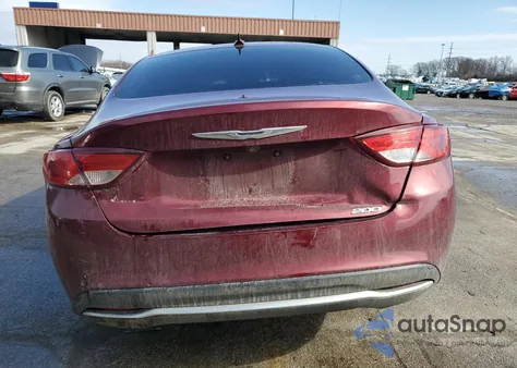 2015 Chrysler 200 Limited z USA, uszkodzony, nr VIN 1C3CCCAB1FN592773